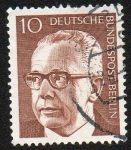 Stamps : Europe : Germany :  Presidente Heinemann