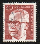 Sellos de Europa - Alemania -  Presidente Heinemann