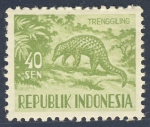 Sellos del Mundo : Asia : Indonesia : Trenggiling   Armadillo