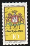 Stamps Germany -  Día del sello - Heráldica