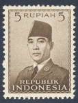 Sellos del Mundo : Asia : Indonesia : Achmed Sukarno