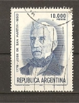 Stamps : America : Argentina :  Jose de San Martin
