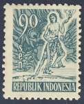 Stamps Indonesia -  Danza