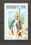 Stamps : Africa : Benin :  Uniformes Militares.