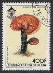 Stamps Africa - Burkina Faso -  SETAS-HONGOS: 1.121.006,00-Ganoderma lacidum
