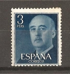 Stamps Spain -  Francisco Franco.