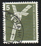 Stamps Germany -  Industria y tecnología - Satélite