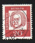 Stamps Germany -  Bach