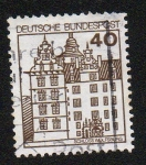 Stamps Germany -  Castillos y Palacios - Castillo de Wolfsburgo