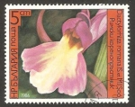 Stamps : Europe : Bulgaria :  flor orquídea