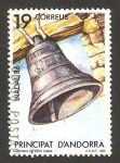 Stamps Andorra -  navidad 1986, campana de san roma