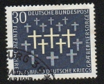 Stamps Germany -  50 años de la posquerra del pueblo alemán