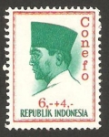 Sellos de Asia - Indonesia -  presidente sukarno, conefo