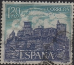 Sellos del Mundo : Europa : Espa�a : castillos de España-Cº deMonterrey-1970