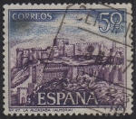 Stamps Spain -  serie turistica-La Alcazaba(Almeria)-1970