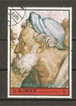 Stamps : Asia : United_Arab_Emirates :  Pinturas de Miguel Angel.