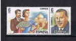 Stamps Spain -  Edifil  2762-2763  Maestros de la Zarzuela  sello doble