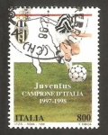 Sellos de Europa - Italia -  juventus, campeón de Italia 97-98