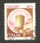 Stamps Italy -  torre normanda, fuerte s. mauro