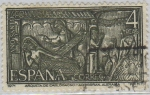 Stamps Spain -  Año santo compostelano-Arqueta de Carlomagno-Aquisgran(Alemania)-1971