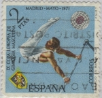 Sellos de Europa - Espaa -  IX campeonato de gimnasia masculina-1971