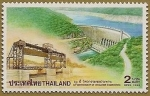 Sellos de Asia - Tailandia -  60 aniv. Ingeniería Hidraúlica