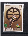 Stamps Spain -  Edifil  2772  Campeonato del Mundo de Ciclismo  
