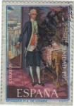 Stamps Spain -  Hispanidad-Puerto Rico-Brigadier M.A.Ustariz-1972