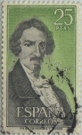 Stamps Spain -  Personajes españoles-Jose de Espronceda-1972
