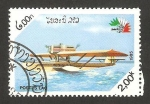 Stamps Laos -  hidroavión