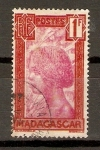 Stamps : Africa : Madagascar :  MUJER  INDÍGENA