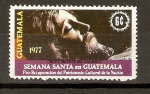 Stamps Guatemala -  ESCULTURA  DE  CRISTO