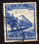 Sellos de Europa - Alemania -  100 años  de los ferrocarriles