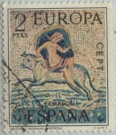 Stamps Spain -  Europa-1973