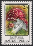 Stamps Hungary -  SETAS-HONGOS: 1.164.012,00-Amanita muscaria