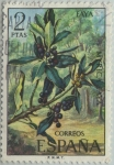 Stamps Spain -  Flora-Faya-1973
