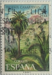 Stamps Spain -  Flora-Palma-1973