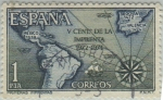 Stamps Spain -  V centenario de la imprente-1973