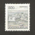 Stamps Yugoslavia -  vista de dubrovnik