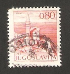 Stamps Yugoslavia -  vista de piran