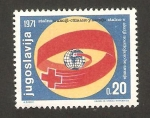 Stamps Yugoslavia -  la cruz roja en el mundo