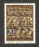 Sellos del Mundo : Europa : Yugoslavia : soldados