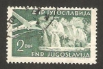 Stamps Yugoslavia -  Cascada de Plitvice