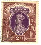 Stamps : Asia : India :  George V