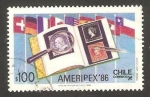 Stamps Chile -  ameripex 86