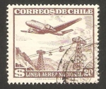 Sellos de America - Chile -  linea aérea nacional