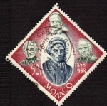 Stamps : Europe : Monaco :  Centenario de la Aparicion de Lourdes