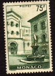Stamps : Europe : Monaco :  Vue du Palais