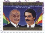 Stamps Bolivia -  Visita del presidente de España, Don Jose Maria Aznar