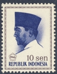 Stamps Indonesia -  Achmed Sukarno 1966
